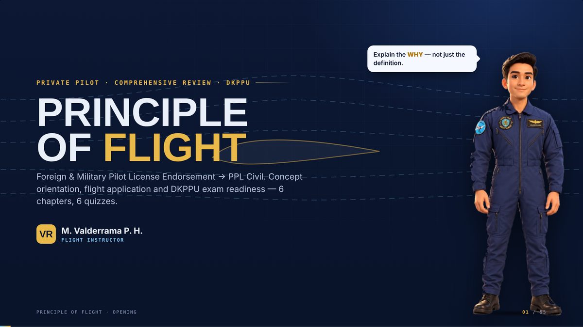Sampul kelas Principle of Flight